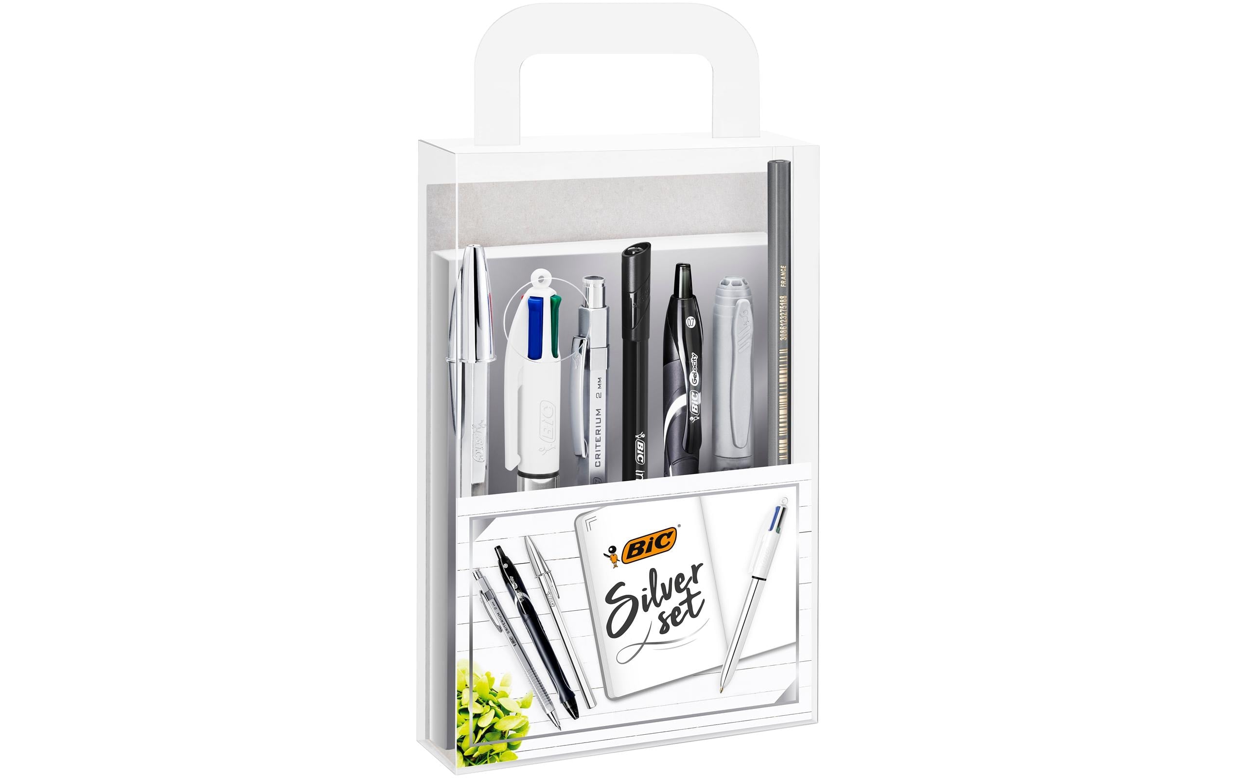 BIC Kugelschreiber Silver Kit 8-teilig