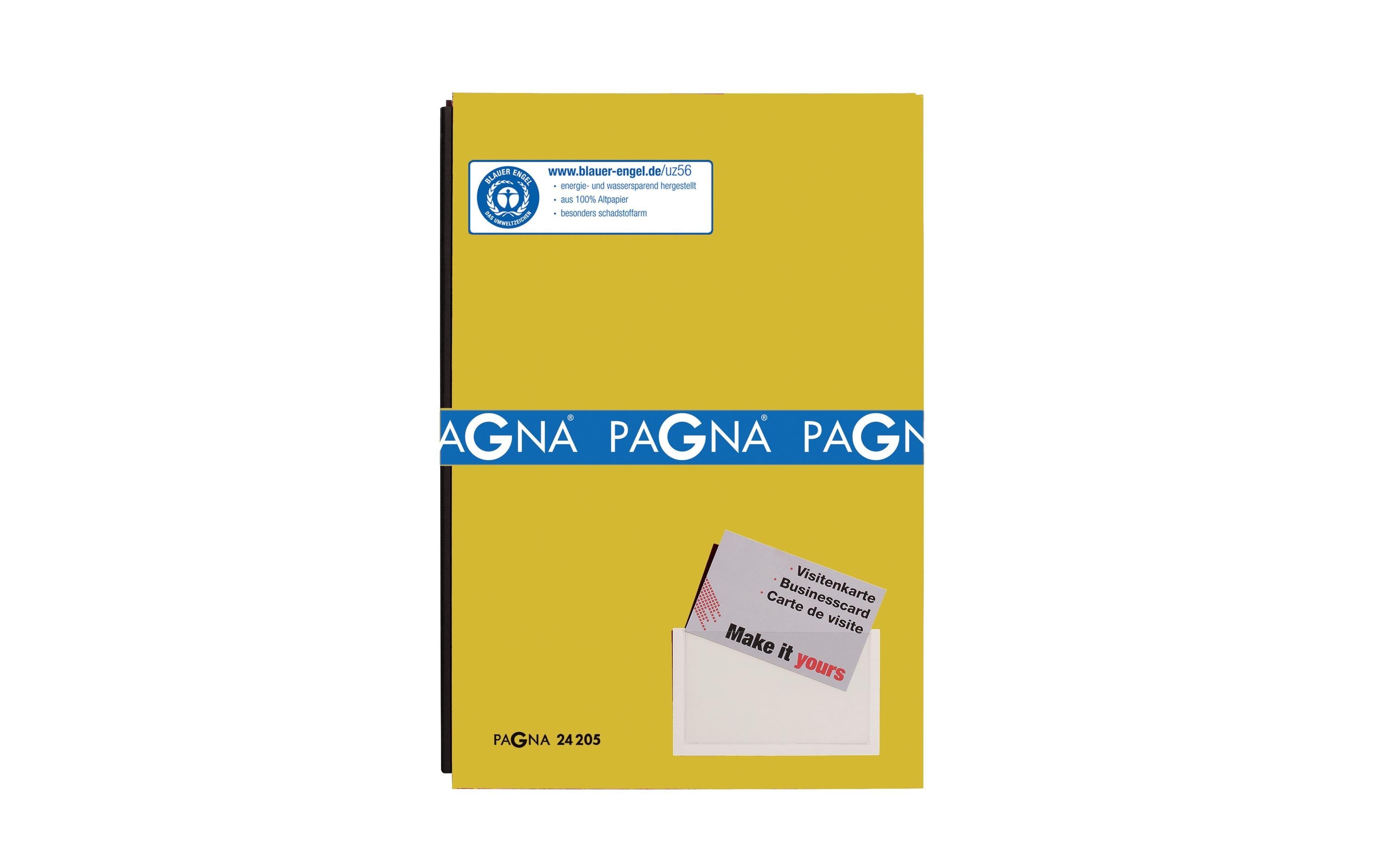 Pagna Unterschriftenmappe Color mit 20 Fächer, Gelb