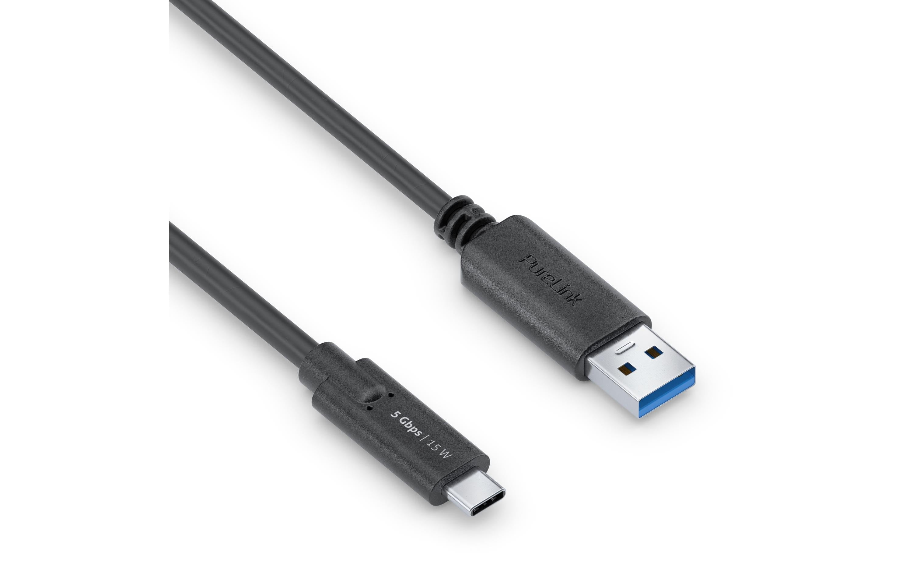 PureLink USB 3.1-Kabel  USB C - USB A 2 m