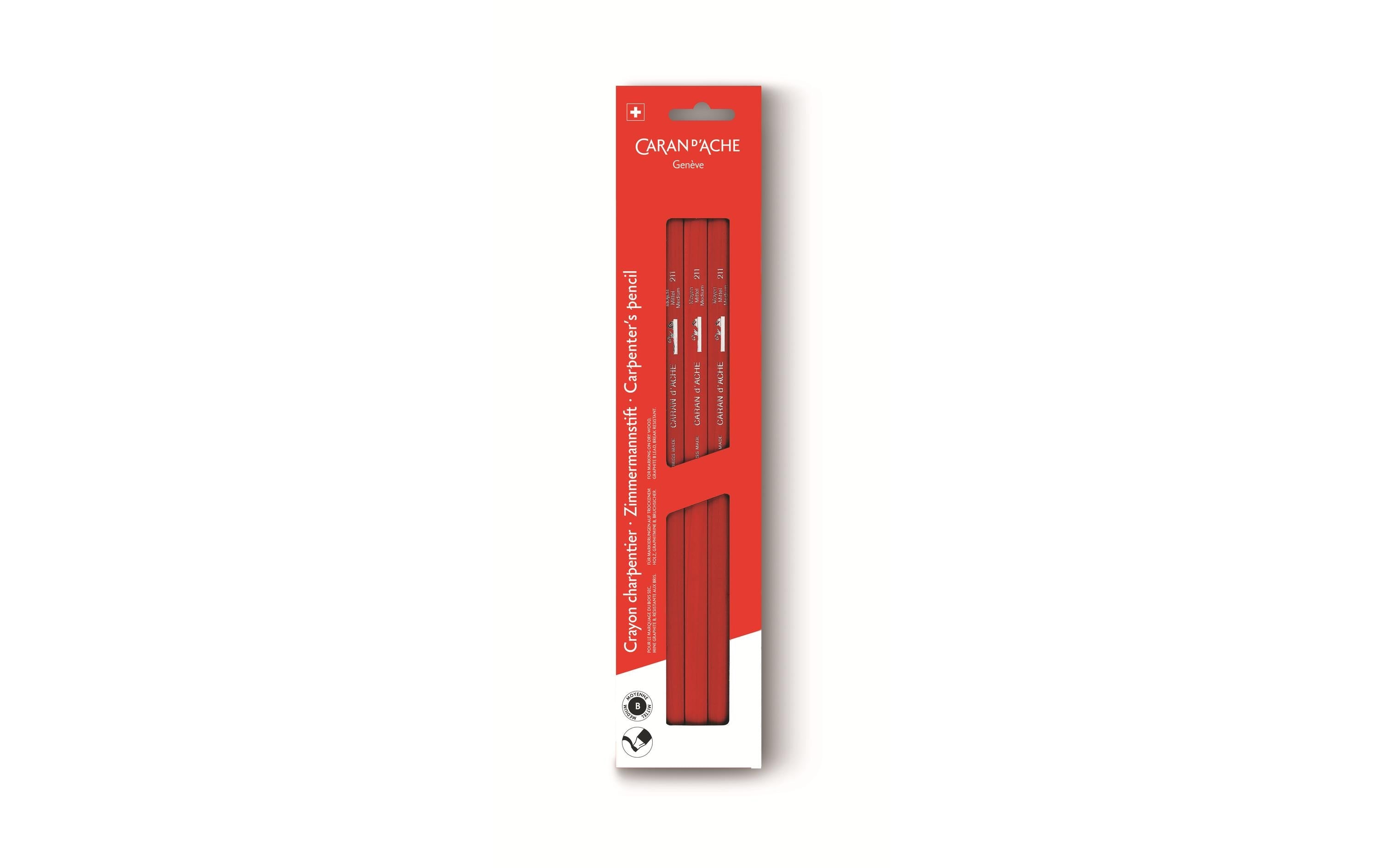 Caran d'Ache Bleistift Zimmermann M, 3 Stück