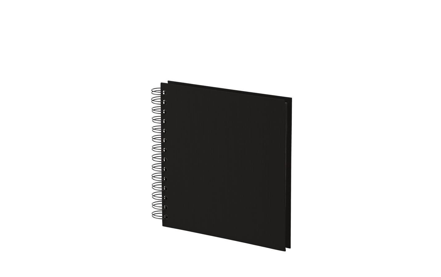 Rössler Fotoalbum S.O.H.O. Schwarz, 180 x 180 mm Schwarz