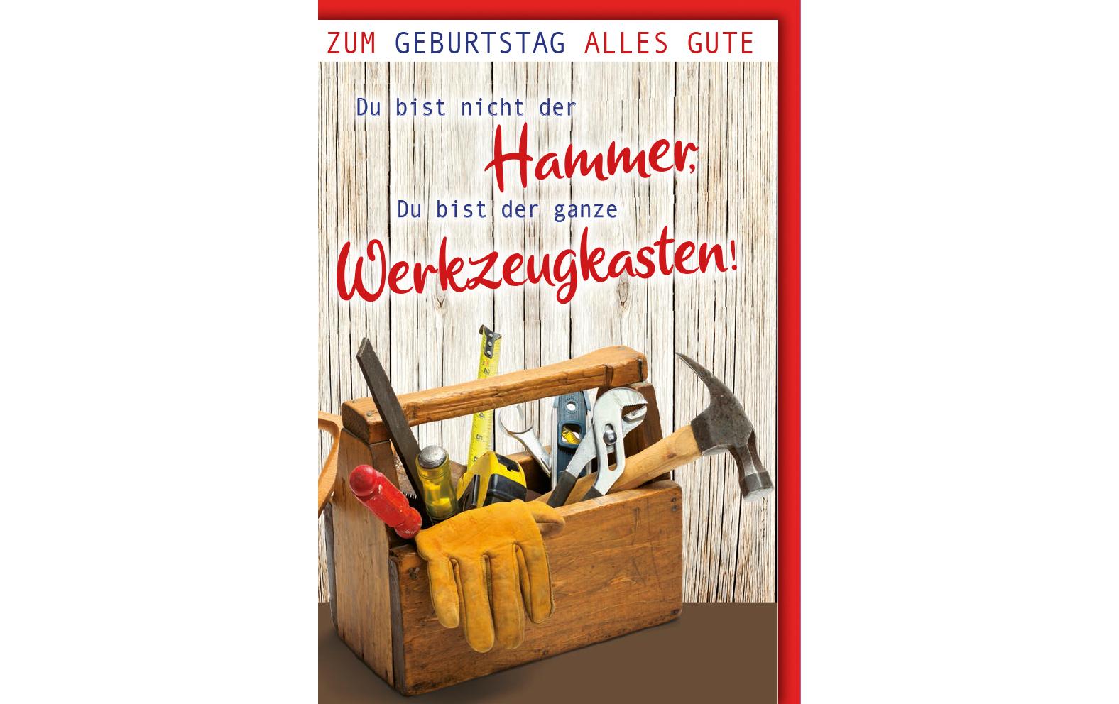 Braun + Company Geburtstagskarte Handwerker 11.5 x 17 cm
