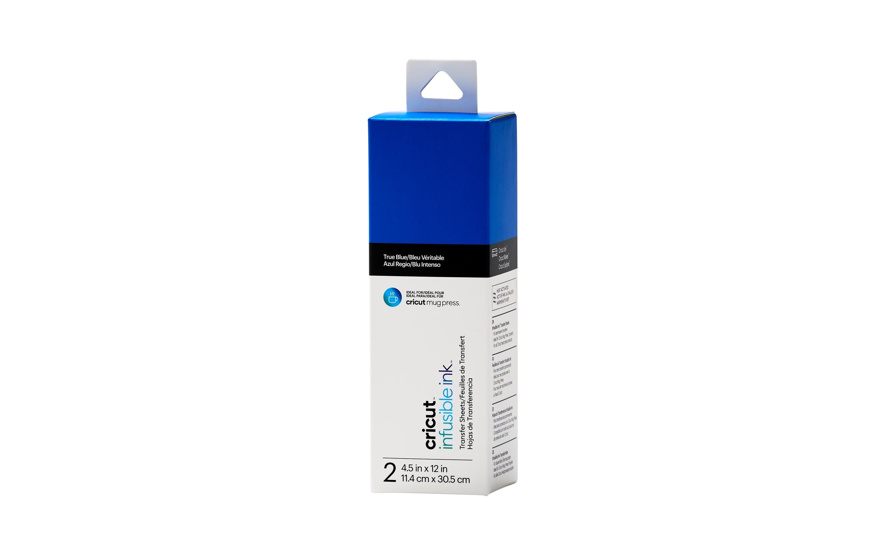 Cricut Aufbügelfolie Joy Infusible Ink 2 Stück, Blau