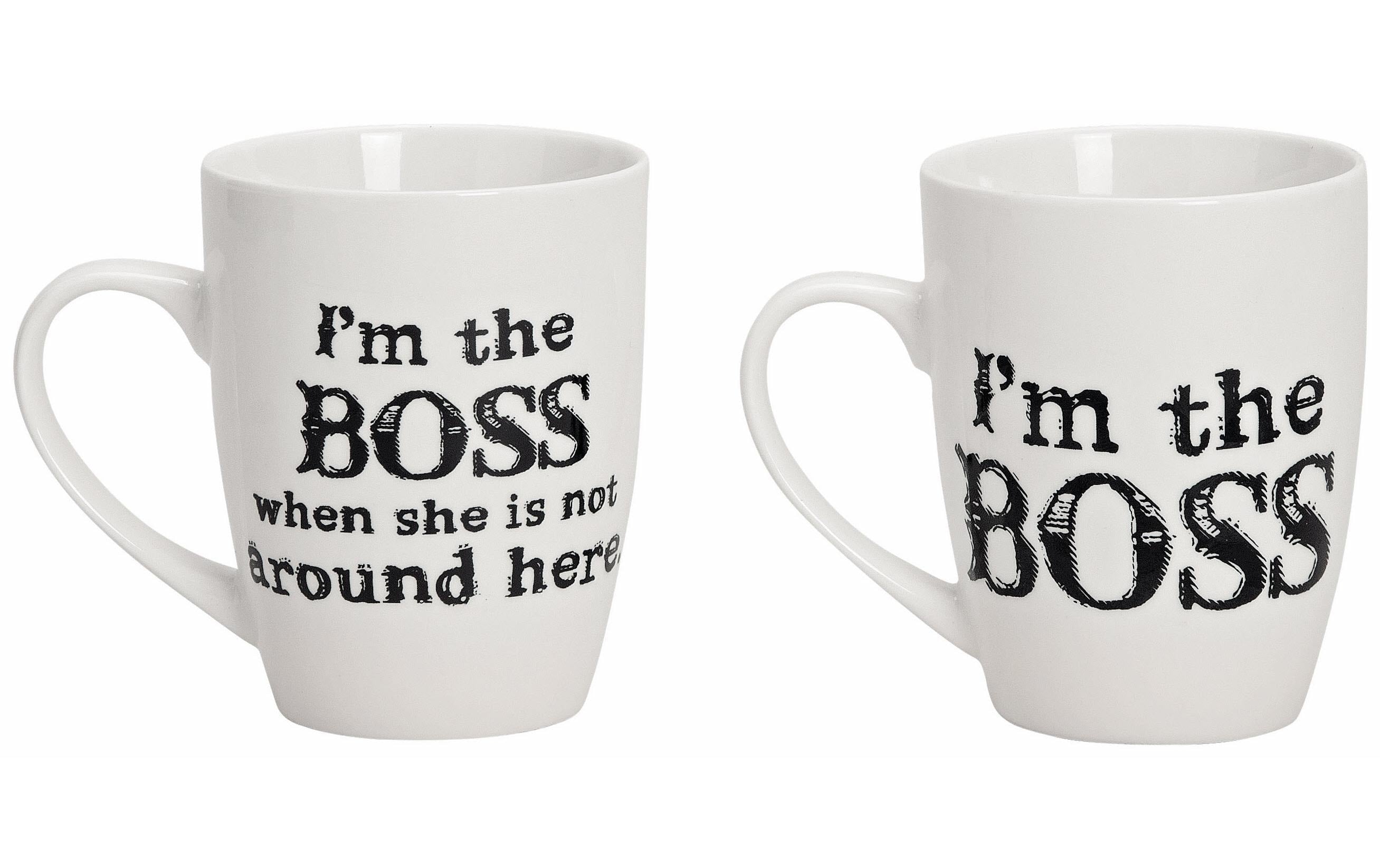 G. Wurm Kaffeetasse Boss 250 ml , 1 Stück, Weiss