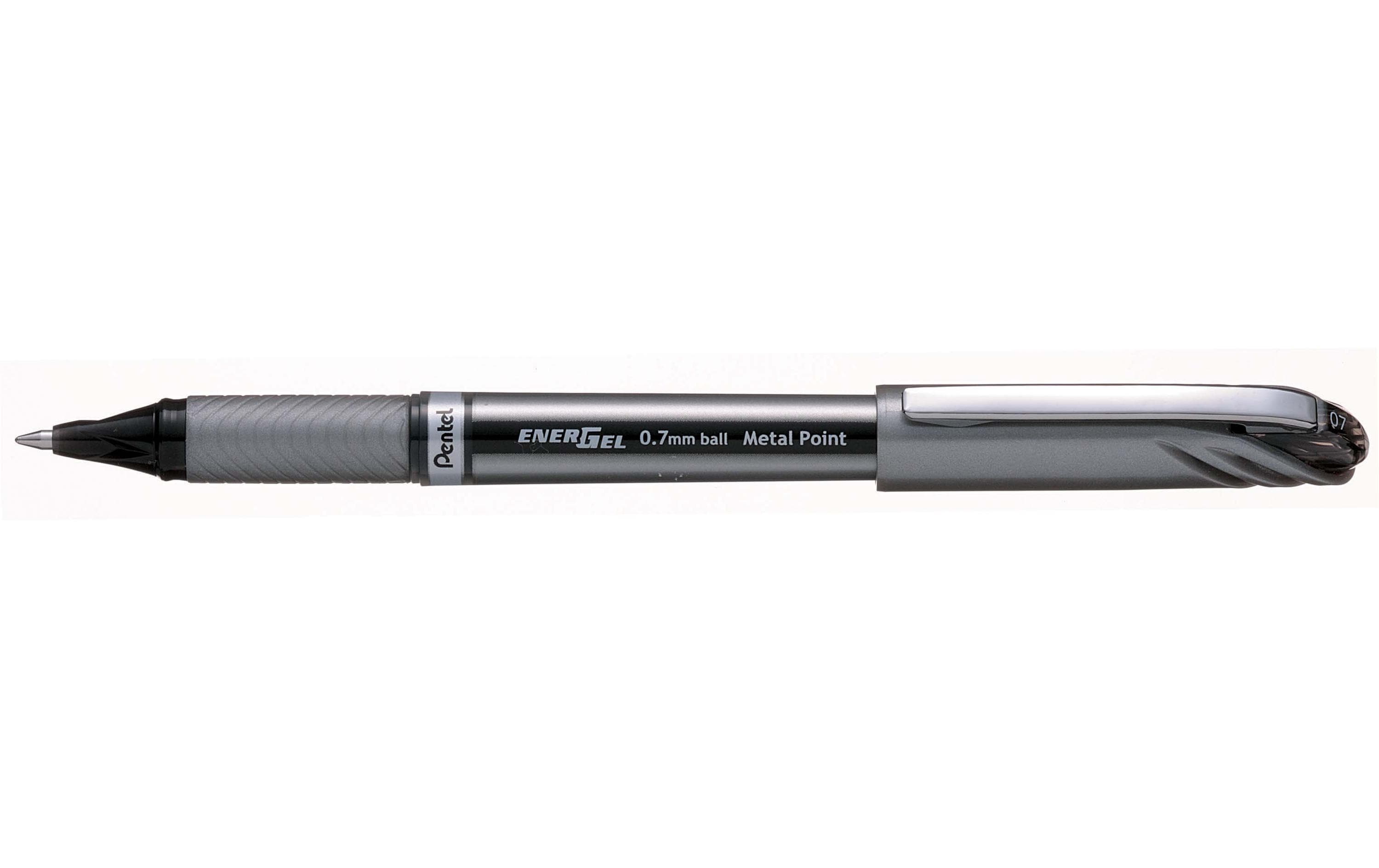 pentel Gelschreiber EnerGel Plus 0.7 mm, Schwarz