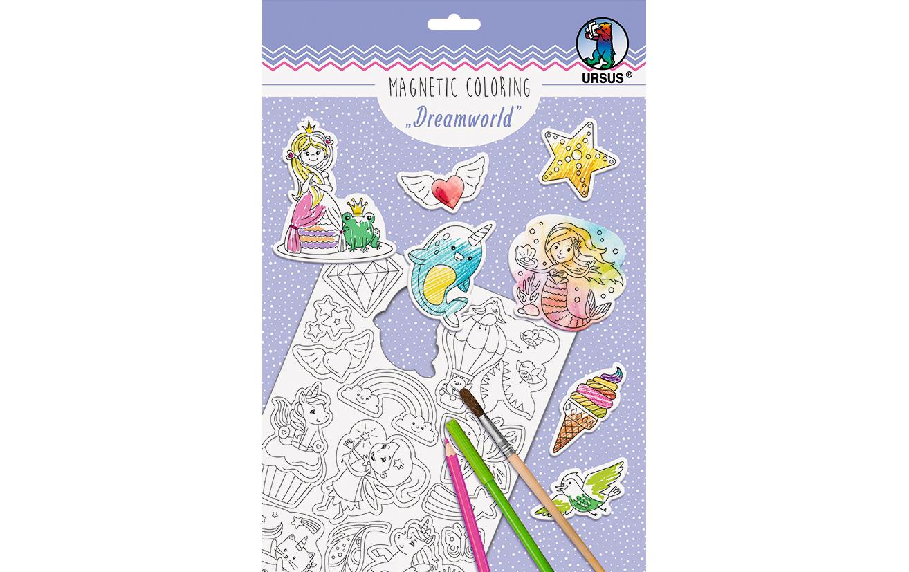 URSUS Magnetpapier Dreamworld A4, 100 g/m²,  2 Stück, Weiss