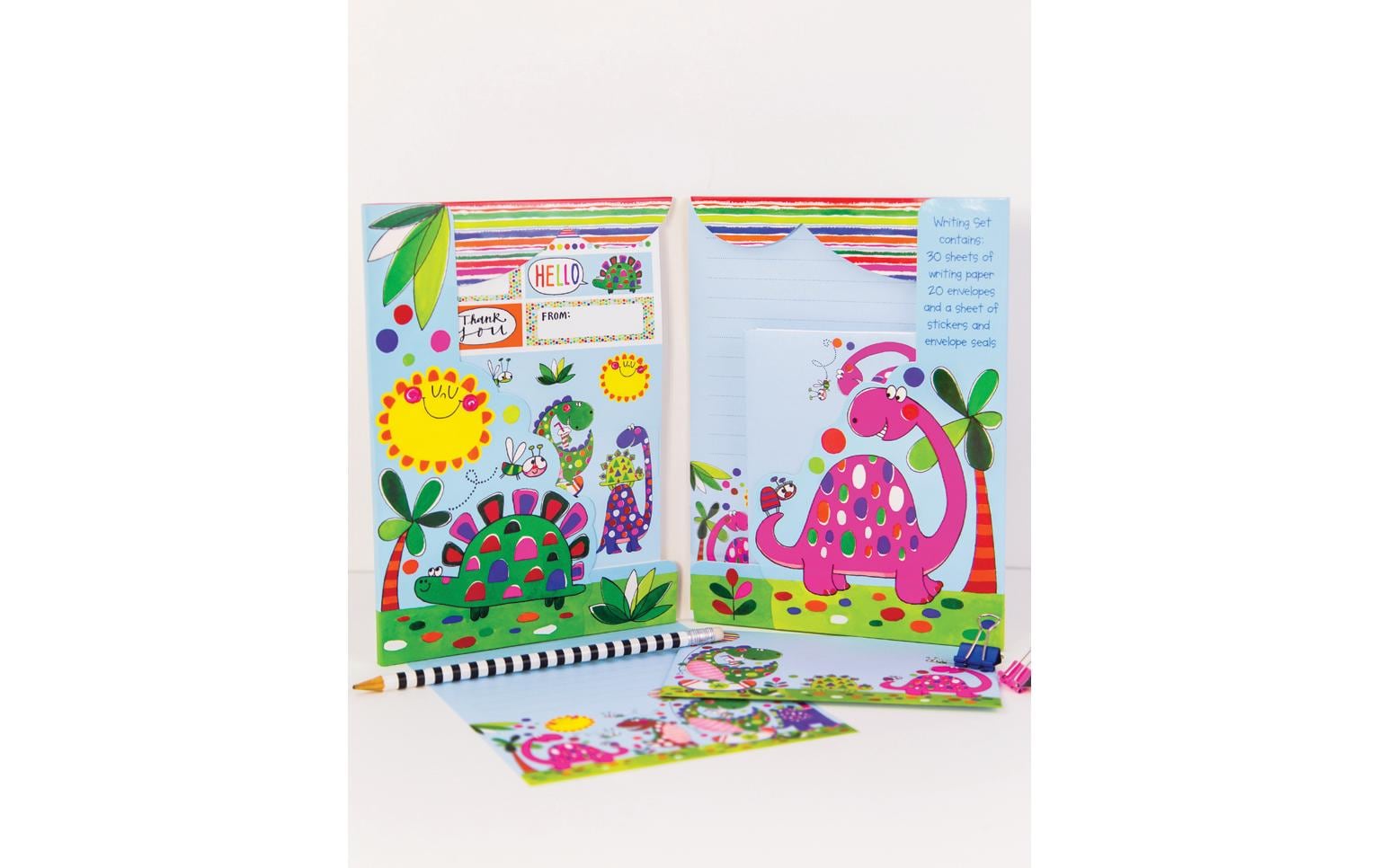 Rachel Ellen Briefpapierset Dinosaurier