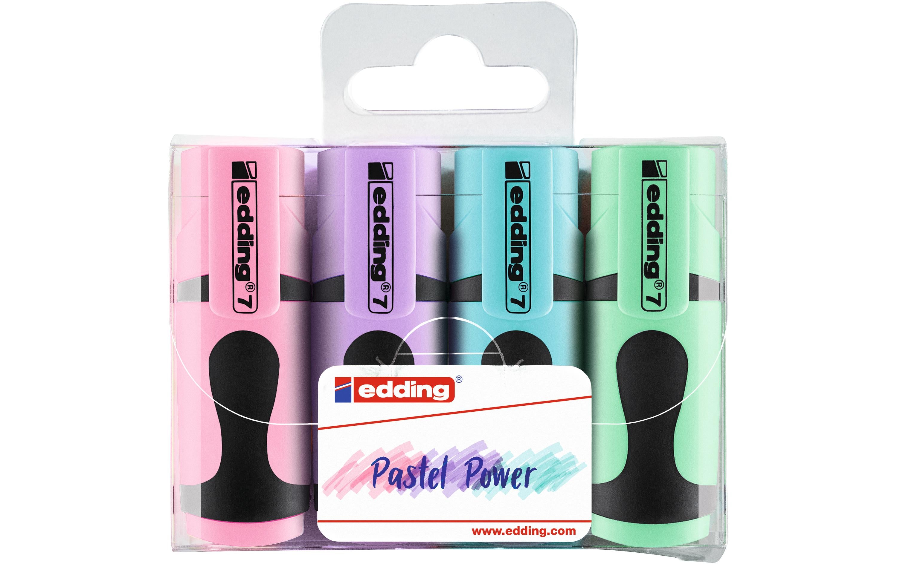 edding Textmarker Mini 7 Pastel 4 Stück