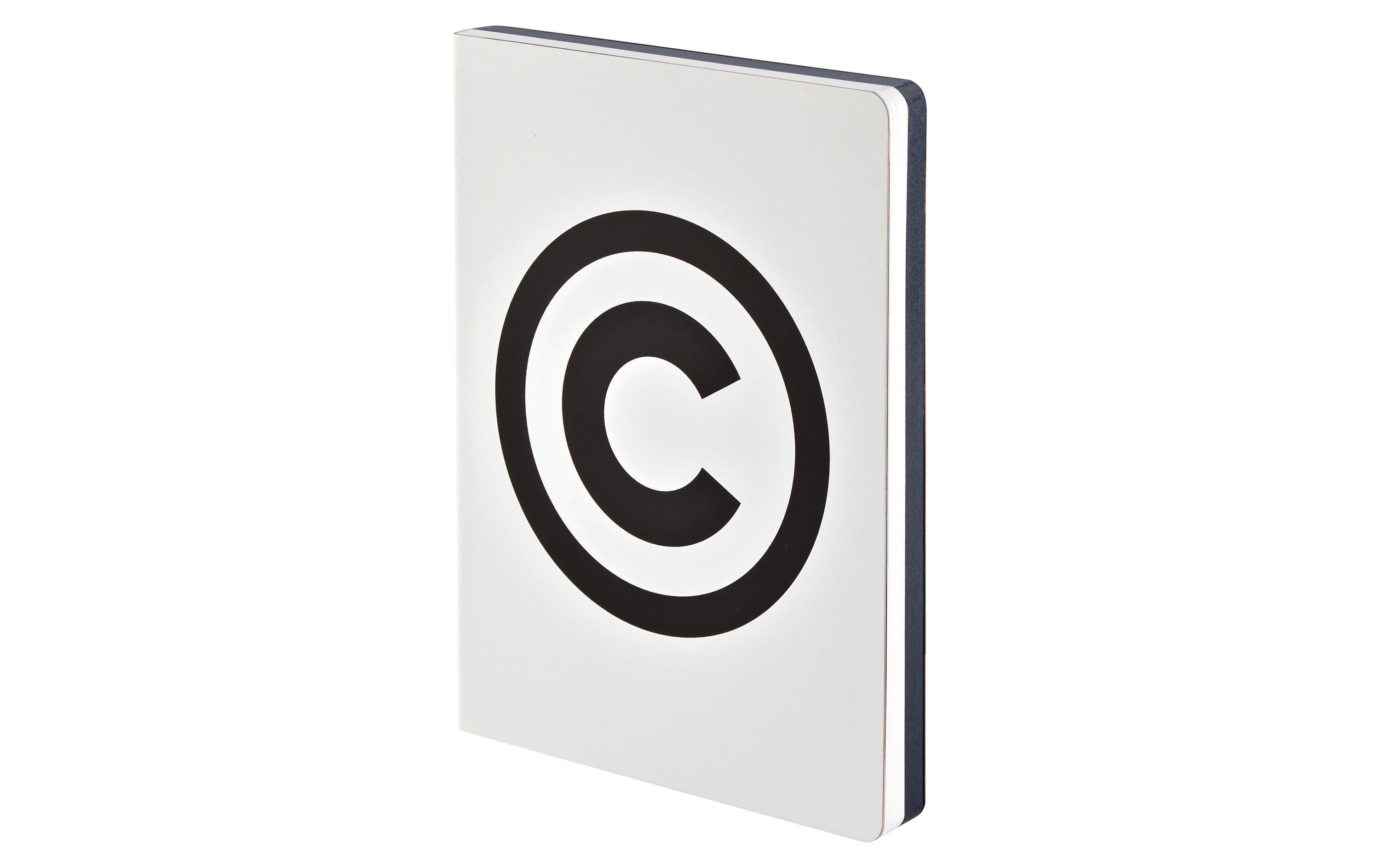 Nuuna Notizbuch Graphic L Copyright, 22 x 16.5 cm, Dot