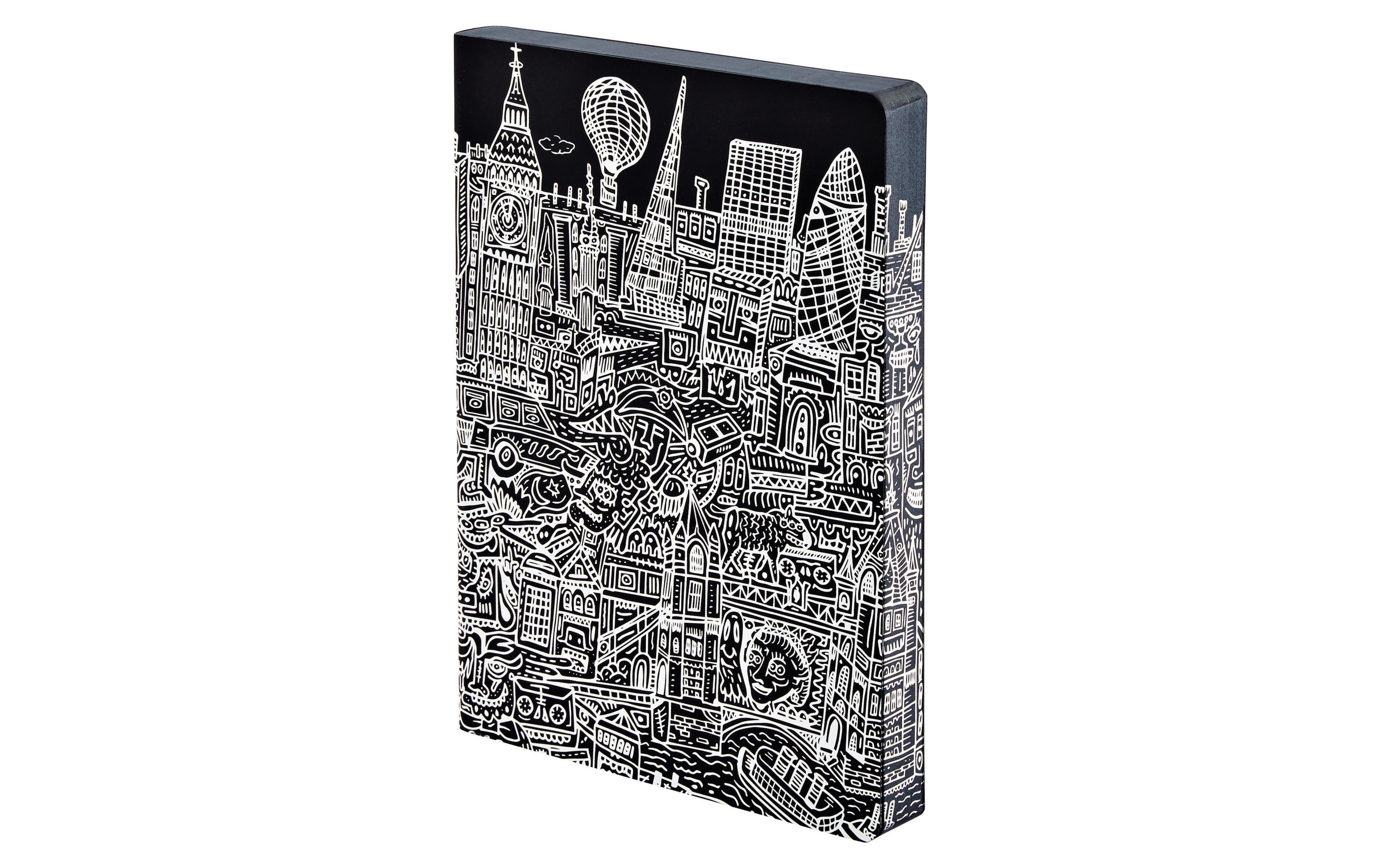 Nuuna Notizbuch Graphic L London, 22 x 16.5 cm, Dot