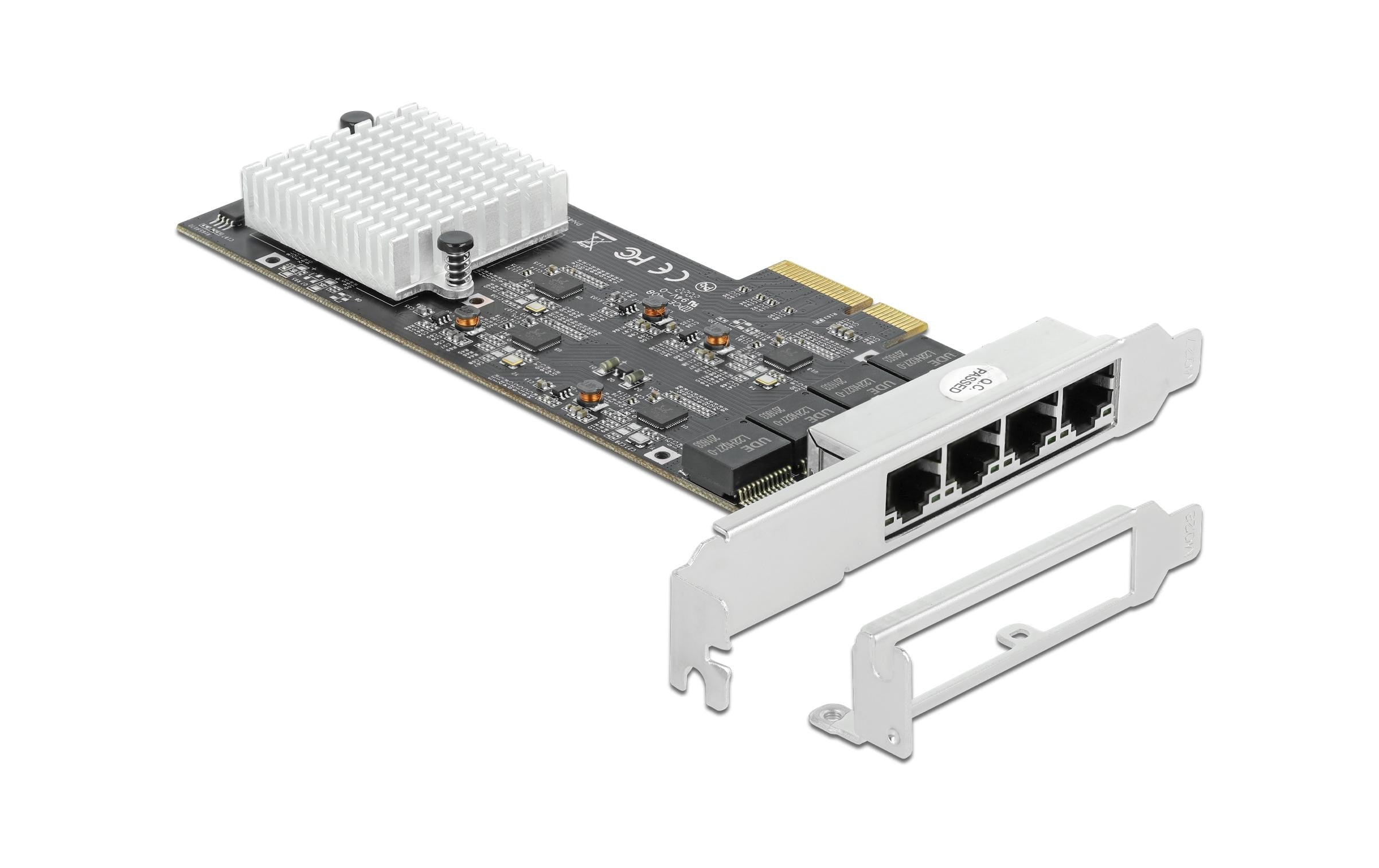 Delock Netzwerkkarte 4x 2.5Gbps, RTL8125B PCI-Express x4