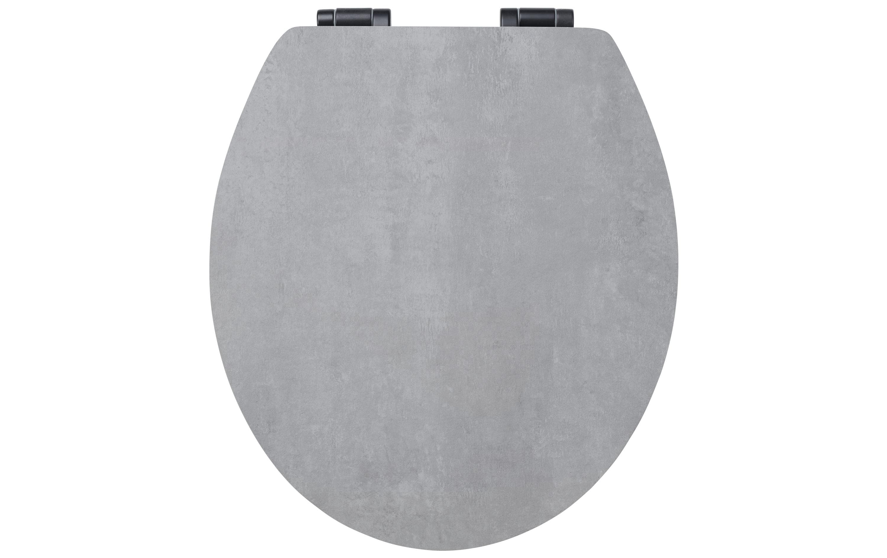 diaqua® Toilettensitz Troyes Absenkautomatik, Grau
