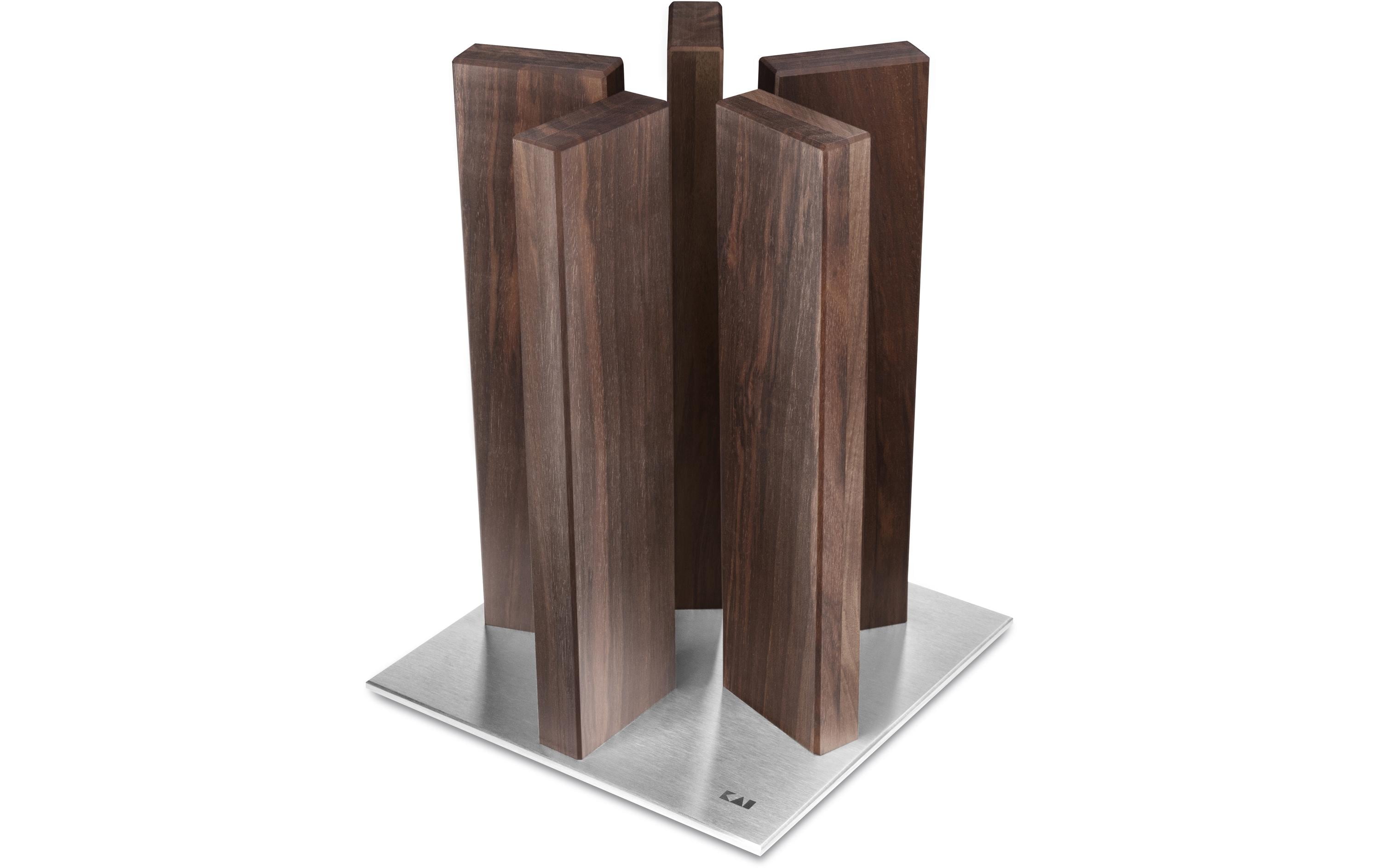 Kai Messerblock Stonehenge Walnuss/Edelstahl