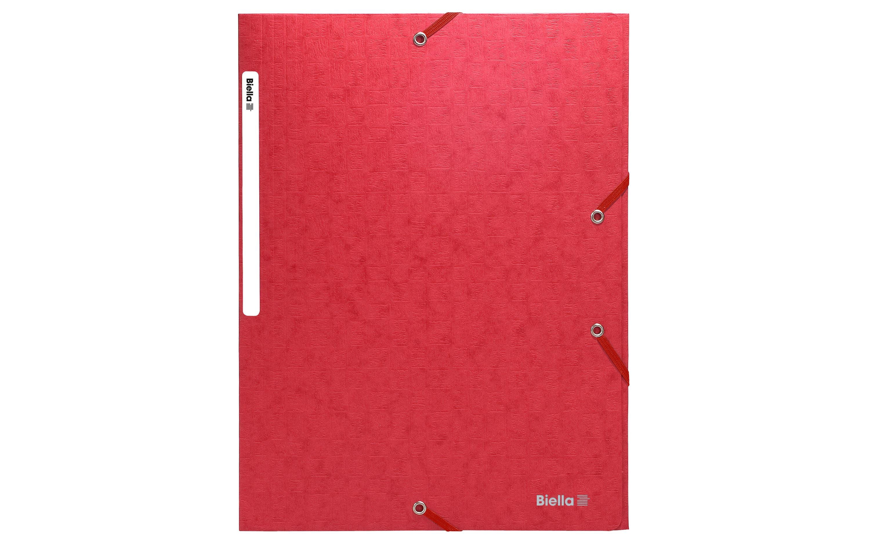 Biella Gummibandmappe A4 Rot