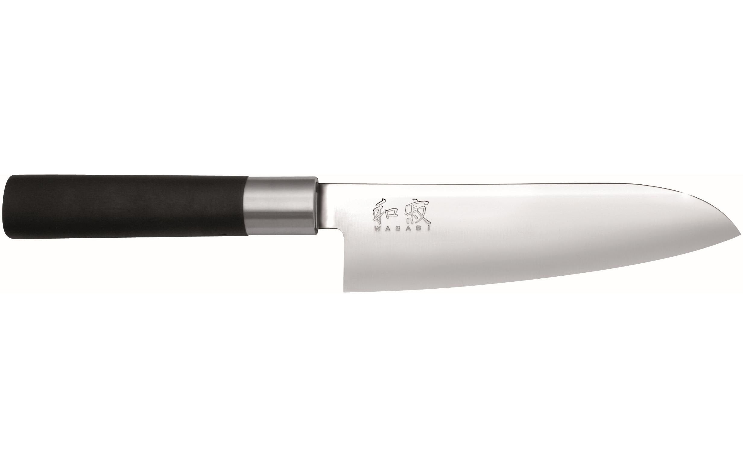Kai Kochmesser Wasabi Santoku Schwarz