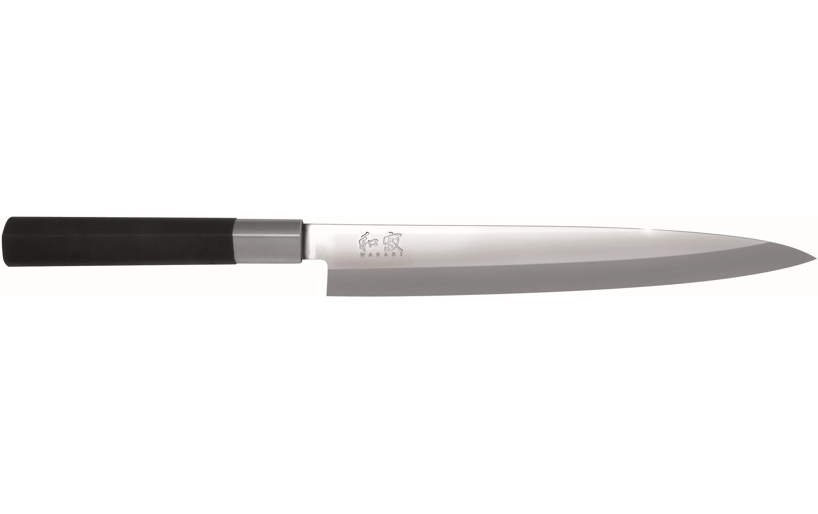 Kai Kochmesser Wasabi Yanagiba 21 cm, Schwarz