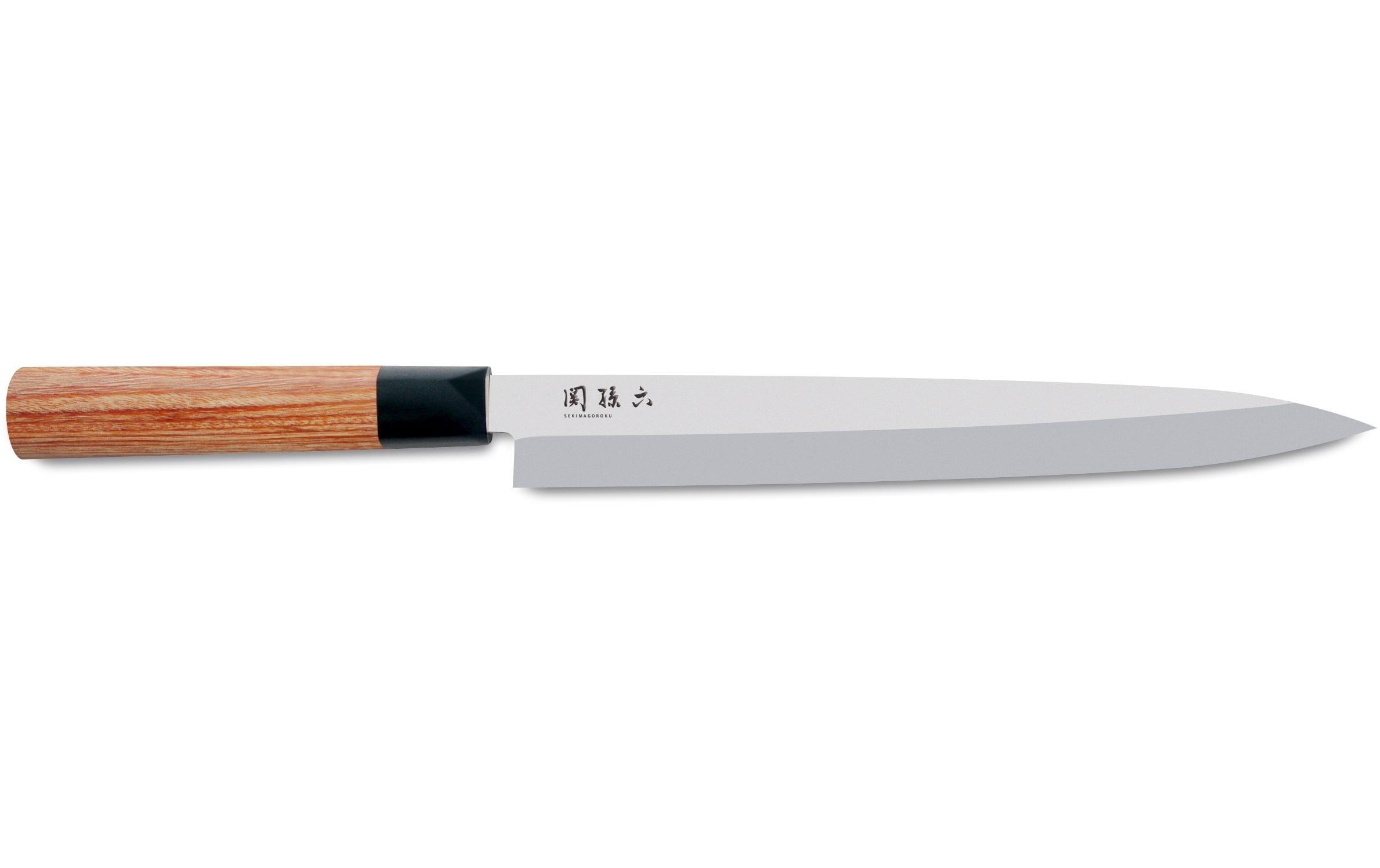 Kai Kochmesser Red Wood Yanagiba 24 cm, Braun