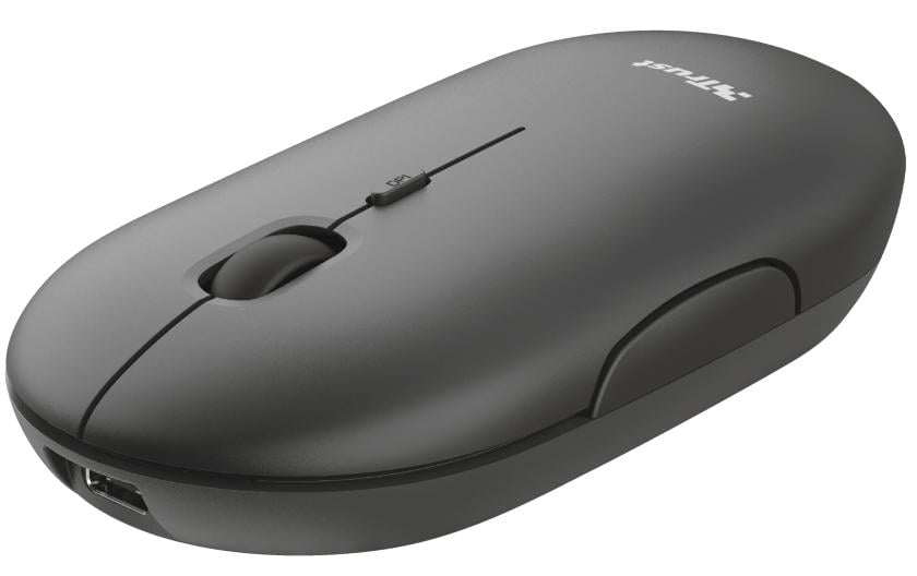 Trust Maus Puck Rechargeable Black
