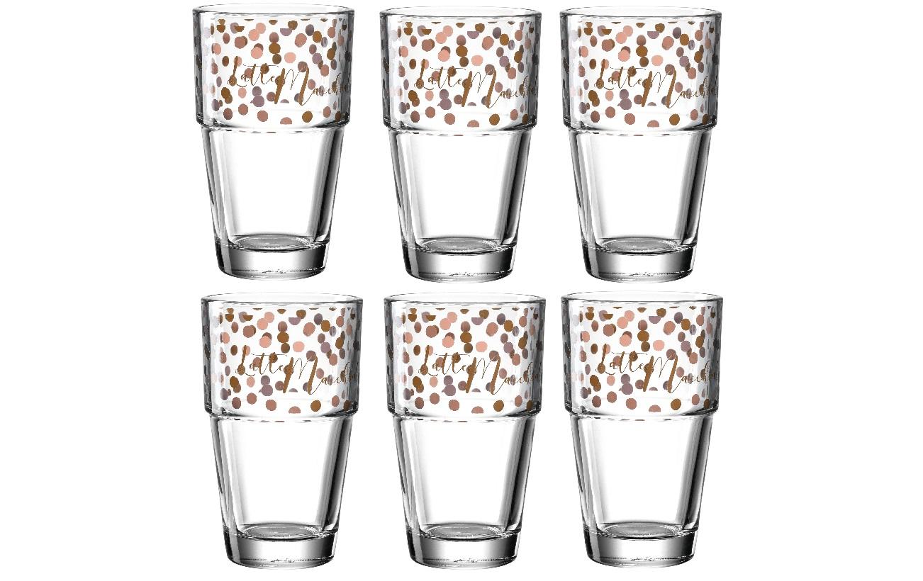 Leonardo Latte Macchiato Becher Solo mit Punkten 410 ml, 1 Stück