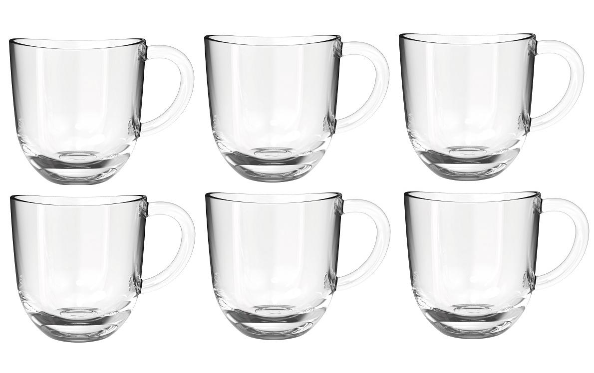 Leonardo Kaffeetasse Napoli 280 ml, 6 Stück, Transparent