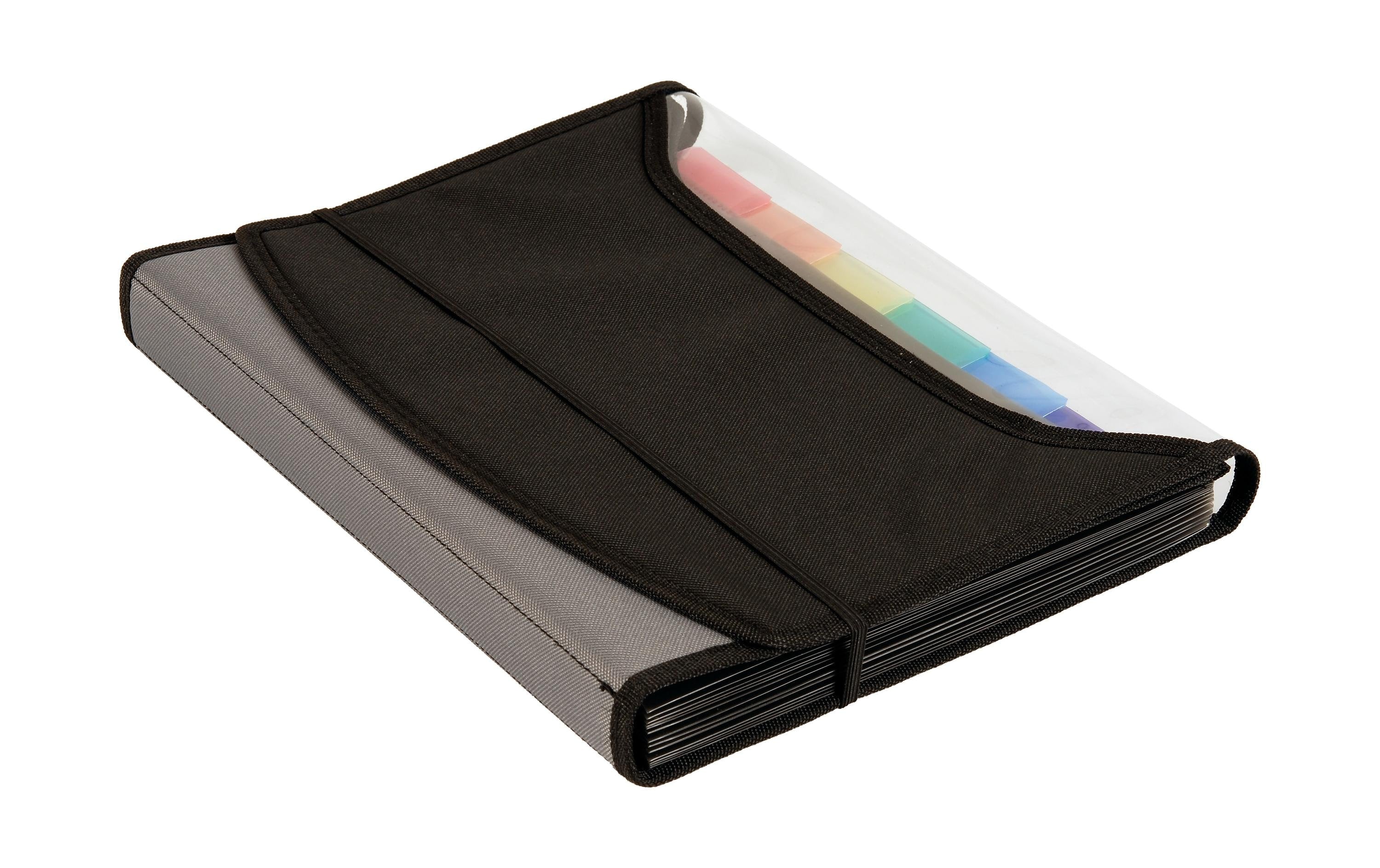 dufco Fächermappe A4 Soft Touch 13 Fächer, Schwarz