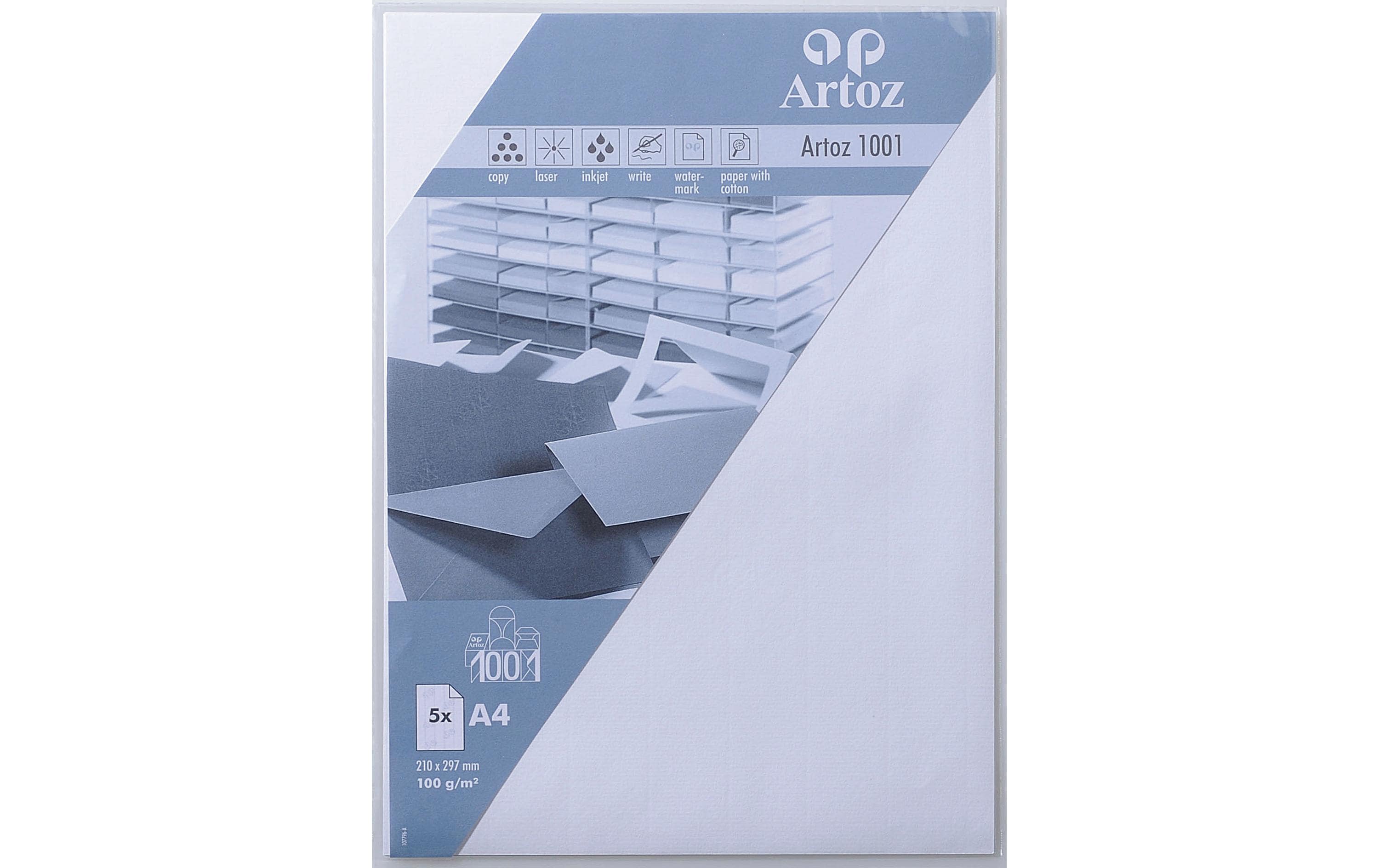 Artoz Schreibpapier 1001 A4 100 g/m² Weiss, 5 Blatt