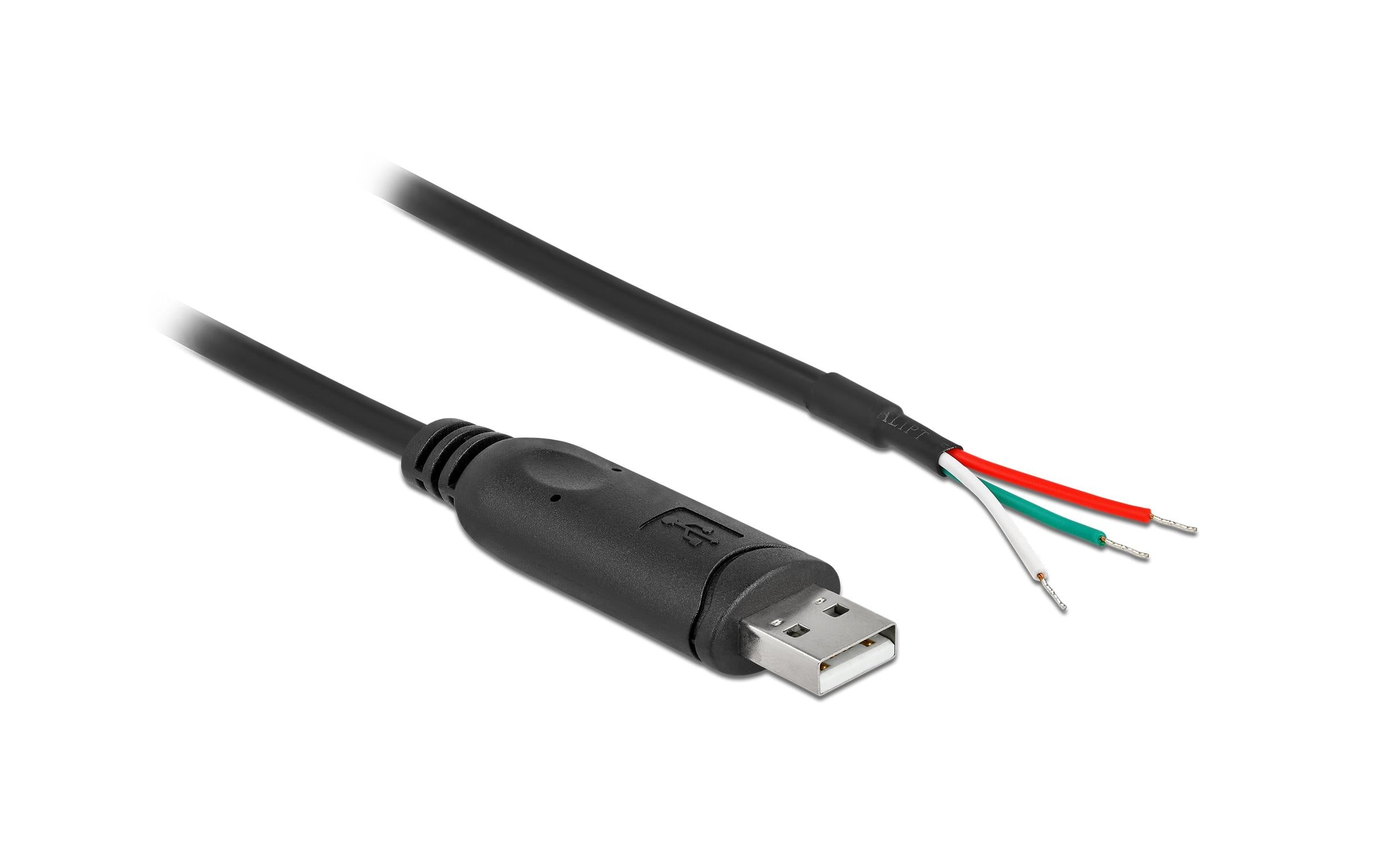 Delock USB 2.0-Adapterkabel Seriell RS-232 USB A - Offen 1 m
