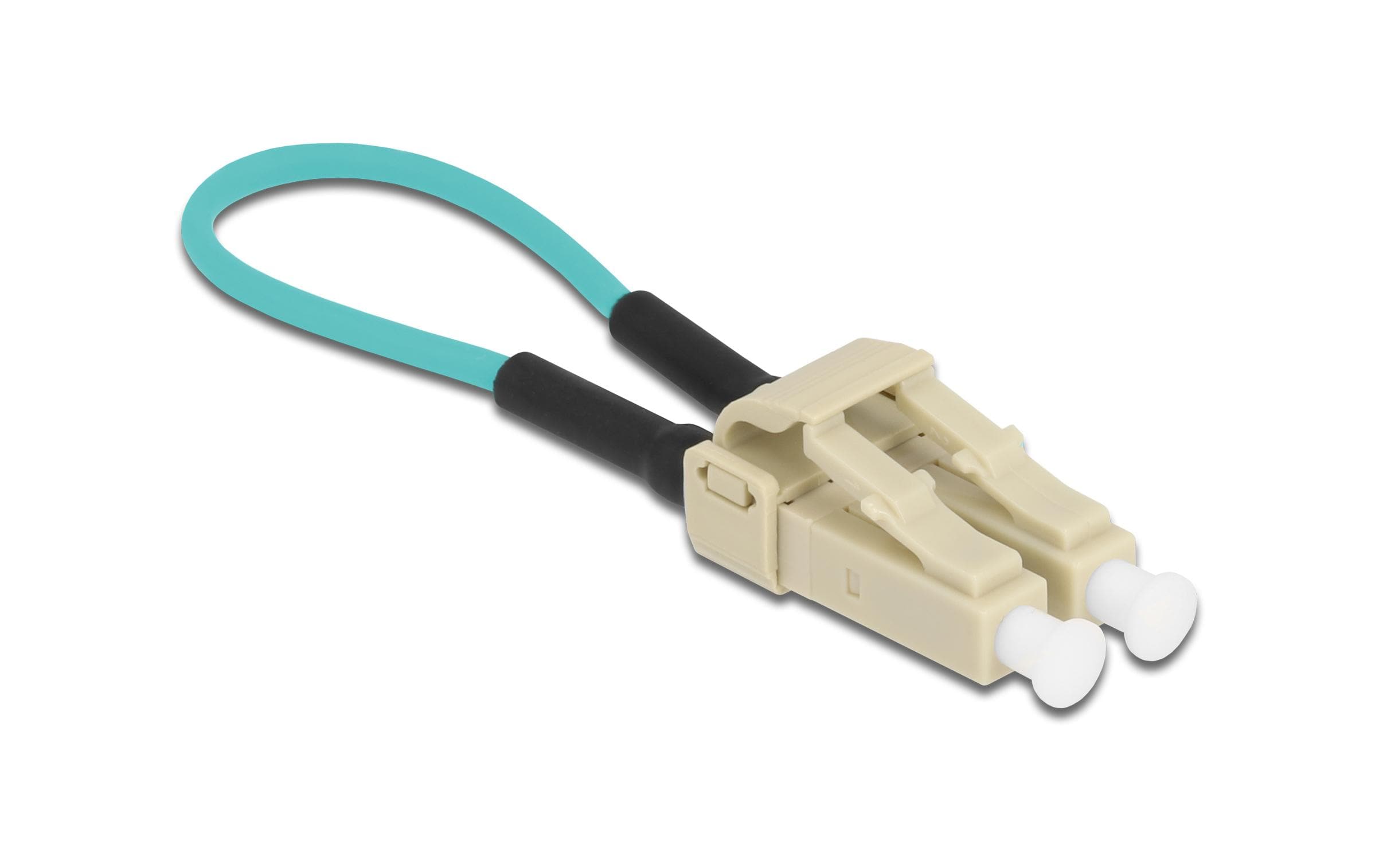 Delock LWL Loopback Adapter Multimode LC – LC, OM3, Duplex