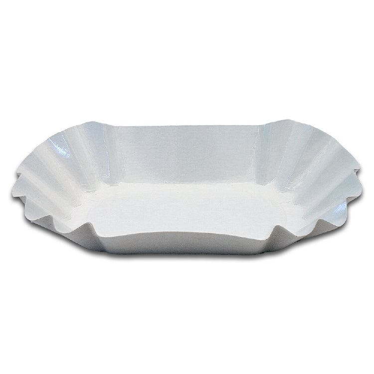 VERIVE Schale  105x175mm weiss Pack à 250 Stk, Frischfaser H 30mm, hartgeleimt,