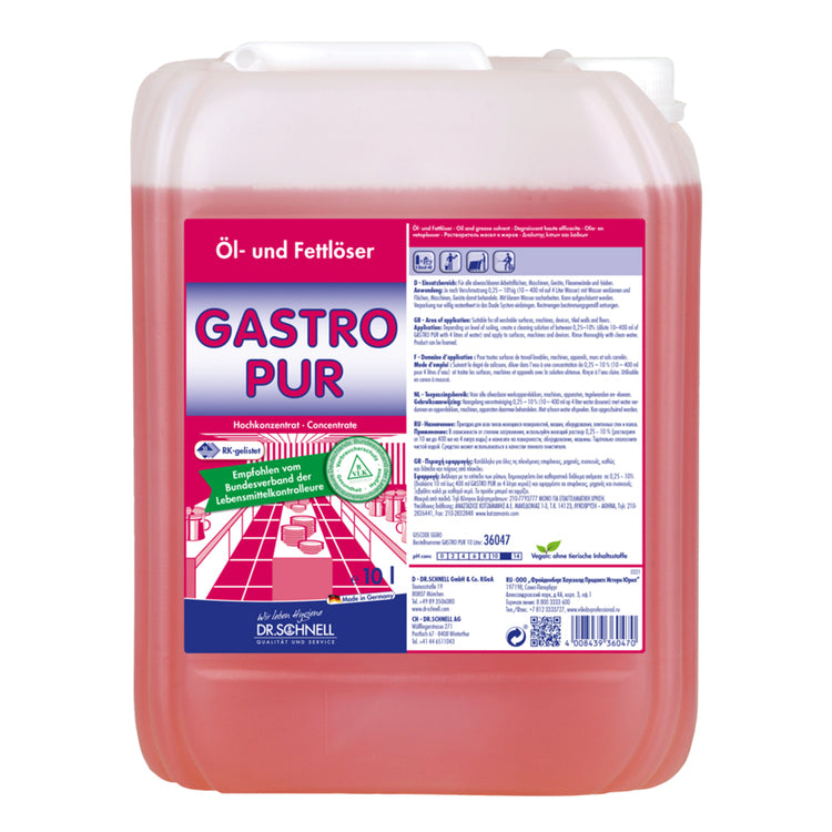 Gastro Pur Konzentrat Fettlöser, Kanister à 10L