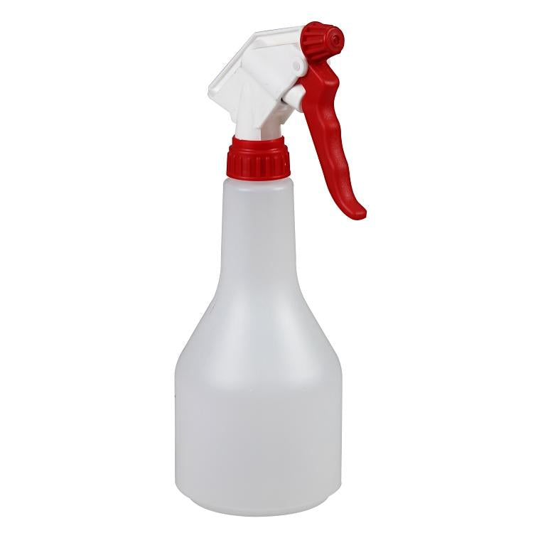 Keulenflasche 500ml rot Flasche à 500ml inkl. roter Sprüher und