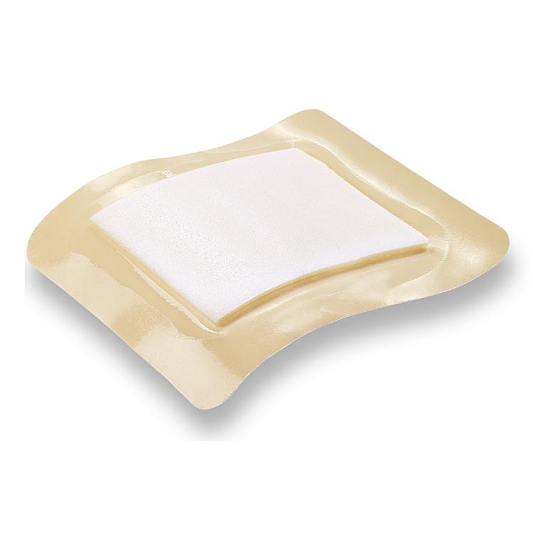 Suprasorb P 10x10 cm 10 Stk. / Dispenser, steril/1 PU-Schaumverband,selbstkleben