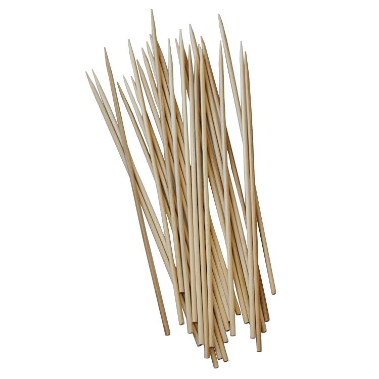 Schasslikspiess Bambus PURE Pack à 200 Stk, natur D 2.5mm, L 20cm