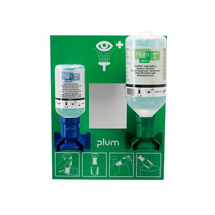 Augen-Notfallstation H:290 x B:228 x T:80 mm 200ml pH Neutral, 500ml NaCl