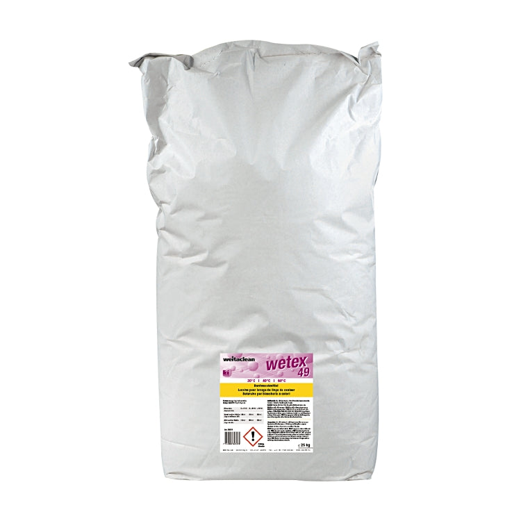 Wetex 49  25kg Sack à 25kg Buntwaschmittel 30°-40°-60°C
