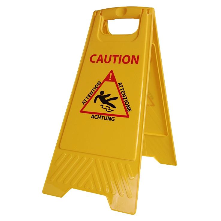 Warnschild Rutschgefahr ohne Logo