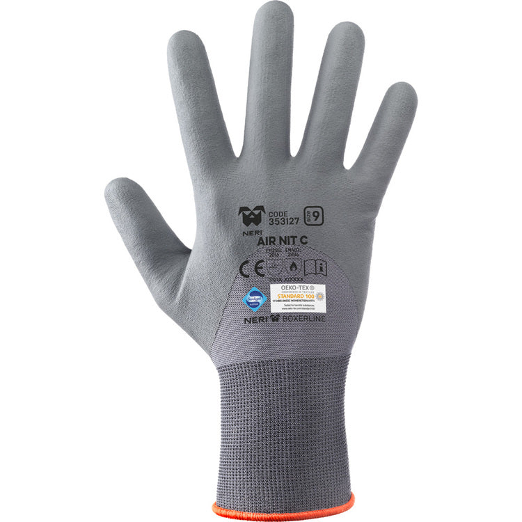 NERI AIR NIT C, Gr. 7-10 (S-XL) Mechanischer Schutzhandschuh Nylon/Nitril