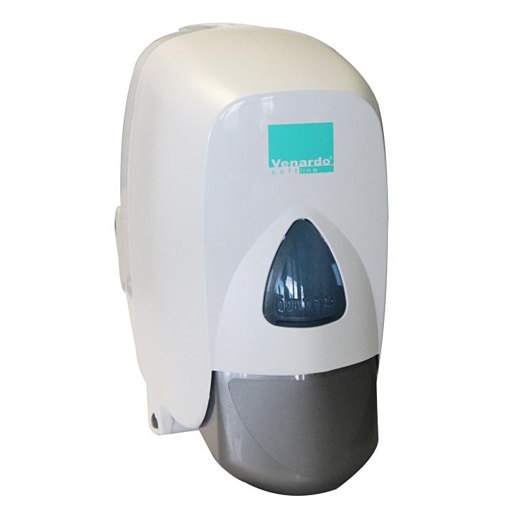 Seifenspender Venardo 0.5Liter Karton à 1 Stück, weiss, ABS auffüllbar,12.5L x14