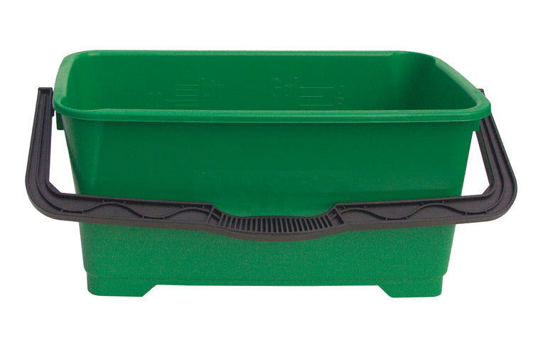 Eimer gross 28 Liter, grün mit 2 Ausgüssen, ohne Zubehör