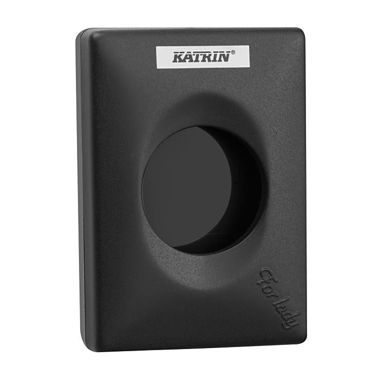 KATRIN Hygienebeutelspender 135x95x27 mm, Krt à 1Stk schwarz,Kunststoff