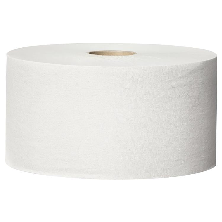 Tork Toilettenpapier Jumbo T2 Mini-Rolle, weiss, 2-lag 180 m,D 19  cm, Sack à 12