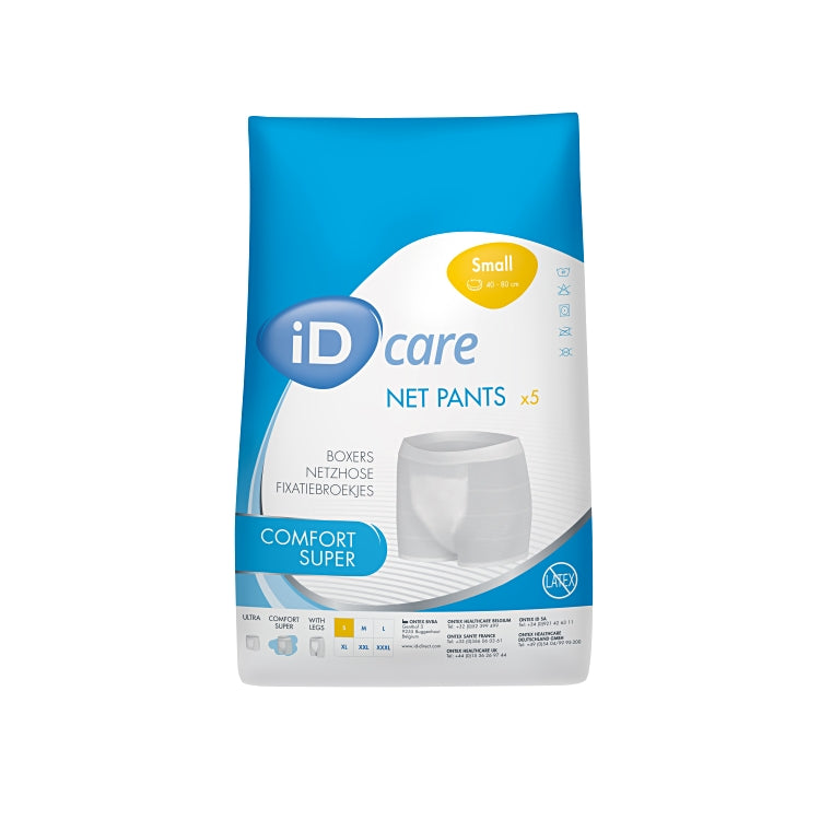 iD Care Comfort Super S 5 Stk / Beutel Gelb Taillenumfang 40-80 cm