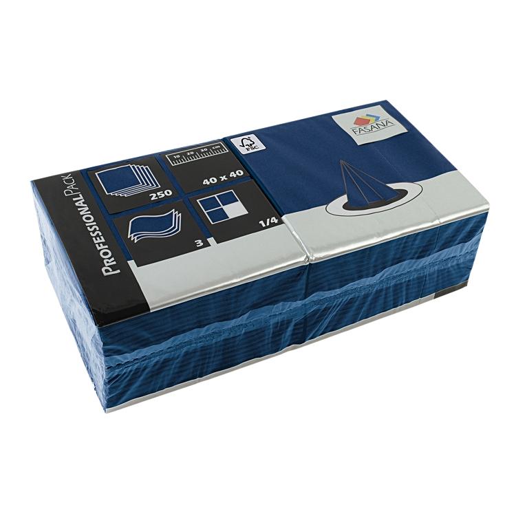 Servietten Fasana div. Farben Pack à 250 Stück 40 x 40 cm, 1/4 Falz 3 lag