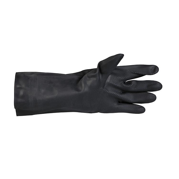 AlphaTec  29-500/10 L-XL Neoprene/Naturlatex, geraut schwarz, 30cm Lang