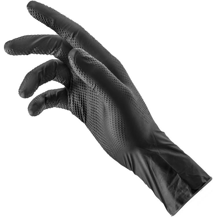 handschuh dispenser NERI GARAGE MONKEY, 8-11 (M-XXL) Dispenser à 50 Stk, schwarz Einweg-Ha – CareMed24