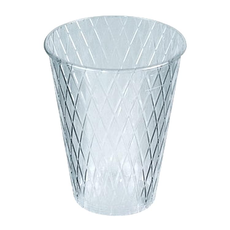 Trinkglas PS glasklar 0,2 L Pack à 50 Stück, Polystyrol geeicht auf 0,2 L Rauten
