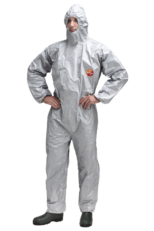 Tychem 6000 F Standard Gr. S-XXXL mit Kapuze, Daumenschlaufe, und Gummizügen