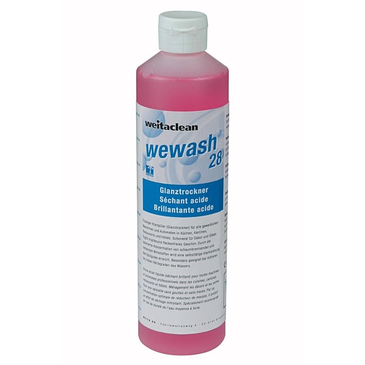 Wewash 28 Klarspüler - Glänzer Flasche à 500ml