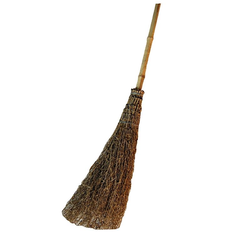 Bambusbesen mit Stiel
