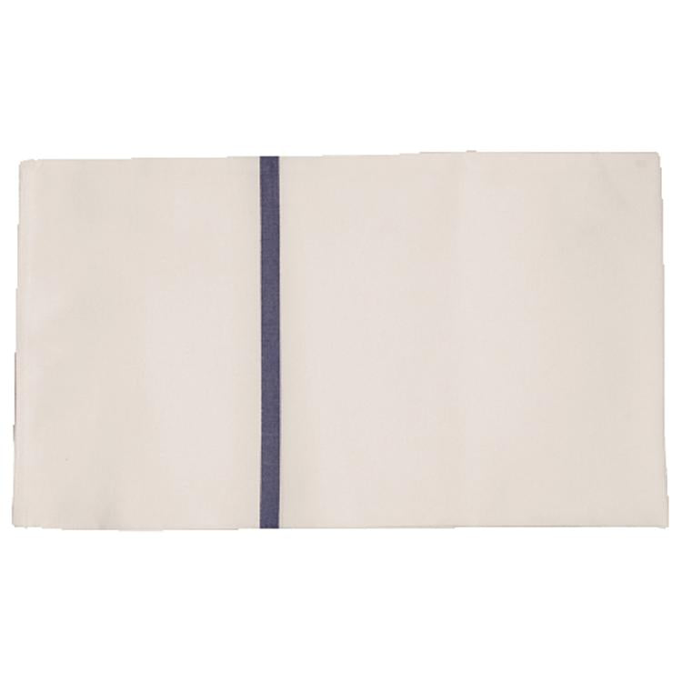 Wäschesack Knebel weiss/blau Wäschesack weiss mit blauen Streifen